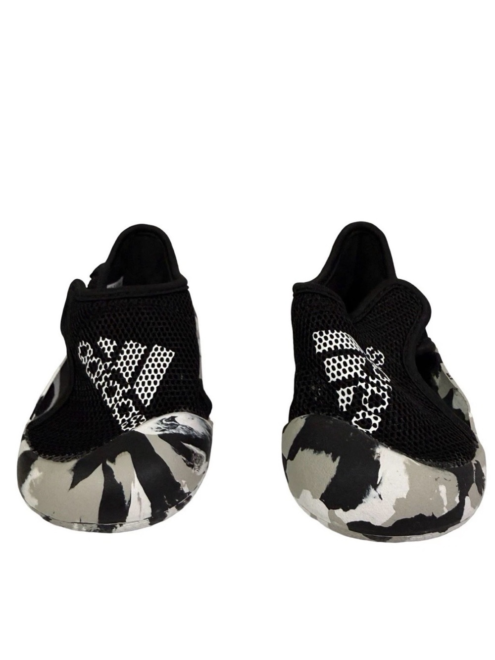 Adidas Kids Black And White Camouflage Sneakers Size 4C